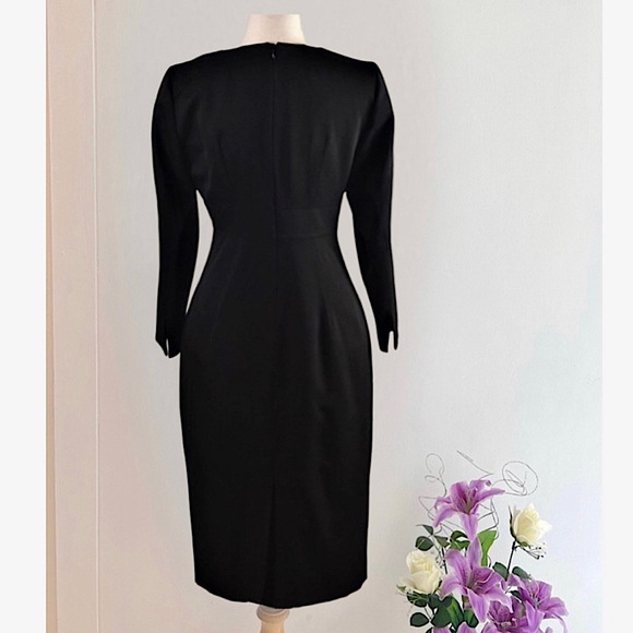 Vintage Black Dress - Picture 3 of 4